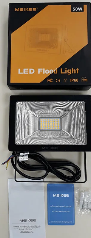 Luce di inondazione del LED «50W LED Floodlight» — foto 2 dell'alert A12/00365/20