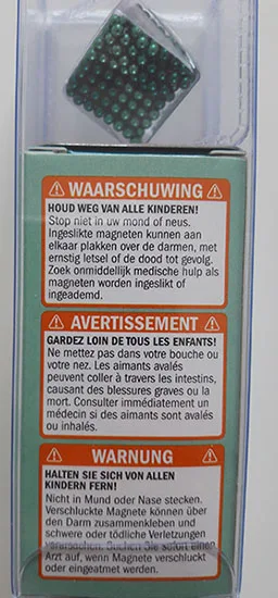 Set di giocattoli magnetici «512 krachtige zeldzame aarde magneten» — foto 3 dell'alert A12/01432/21