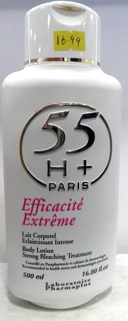 Prodotto schiarimento della pelle «55H+ Paris Efficacité Extrême» (Laboratoire Pharmaplus)