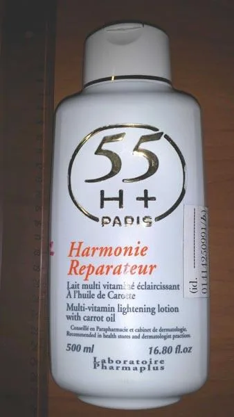 Prodotto schiarinte per la pelle «55H+ Paris - Harmonie Reparateur» (Laboratoire Pharmaplus)