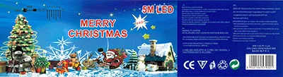 Catena di illuminazione «5M LED MERRY CHRISTMAS» — foto 2 dell'alert A12/01332/21
