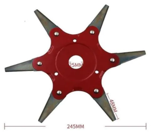 Testa di trimmer di erba «6 Blade Cutter Head Grass Trimmer 6 blade Cutter H»