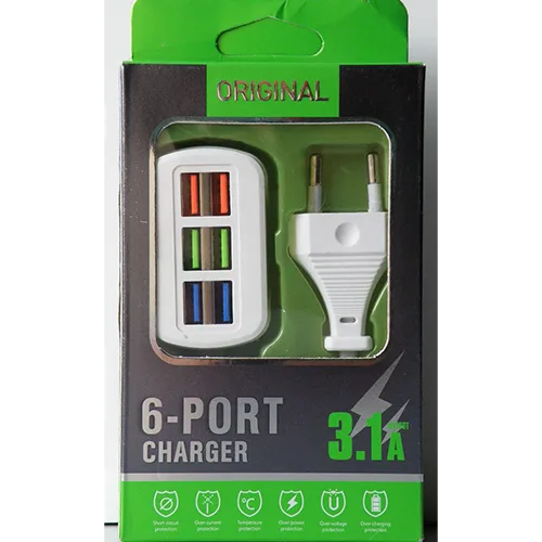 Caricabatterie USB «6-PORT CHARGER» (ORIGINAL)