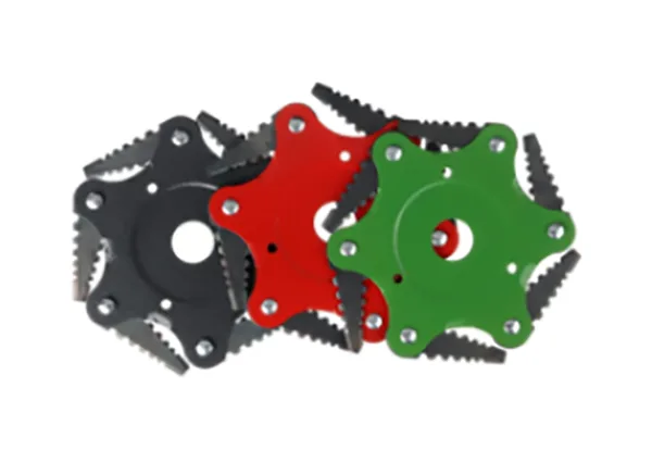 Attacco di taglio a falda per spazzole «6 Steel Blades Grass Trimmer Head Garden Lawn Mower Head Brush Cutter Razor Tool» — foto 1 dell'alert A12/01279/20