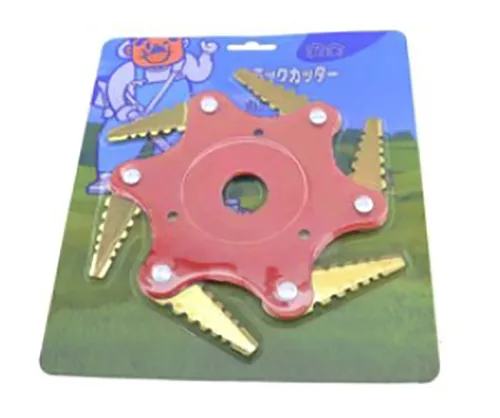 Attacco di taglio a falda per spazzole «6 Tooth 6 Inch Garden Lawn Mower Blade Manganese Steel Grass Trimmer Cutter Head» — foto 1 dell'alert A12/01281/20