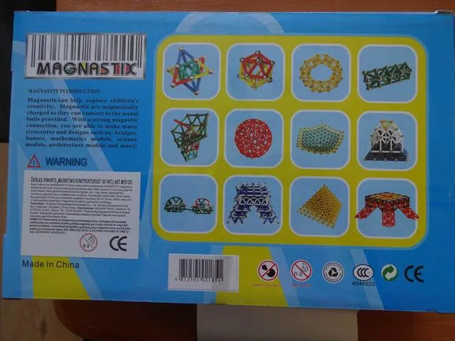 Giocattolo magnetico «60 pcs Magnet&Ball Set» — foto 2 dell'alert A12/0934/14