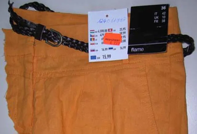 Pantaloncini «65 dark yellow; F/Summer of Love2» — foto 2 dell'alert A12/1442/12