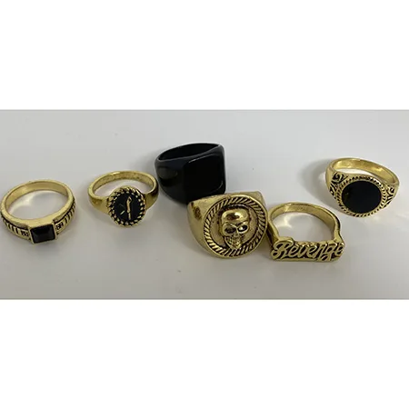 Anelli «6pcs set Men fashion Rings» — foto 1 dell'alert A12/00722/24