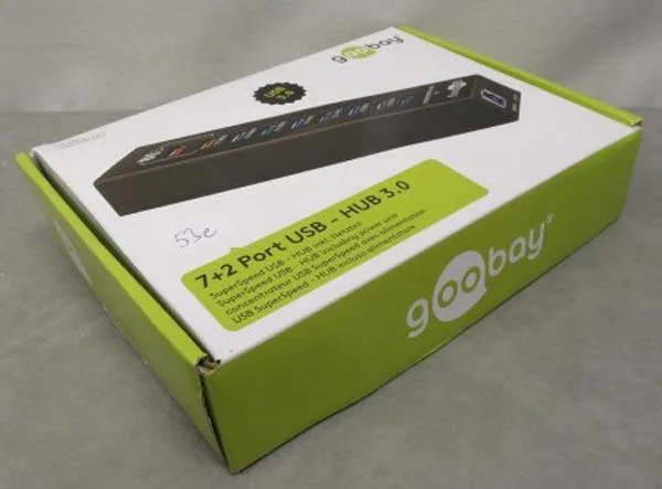 Hub USB con alimentatore «7+2 Port USB - HUB 3.0» (Goobay)