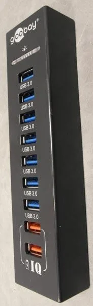 Hub USB con alimentatore «7+2 Port USB - HUB 3.0» — foto 2 dell'alert A12/1296/18