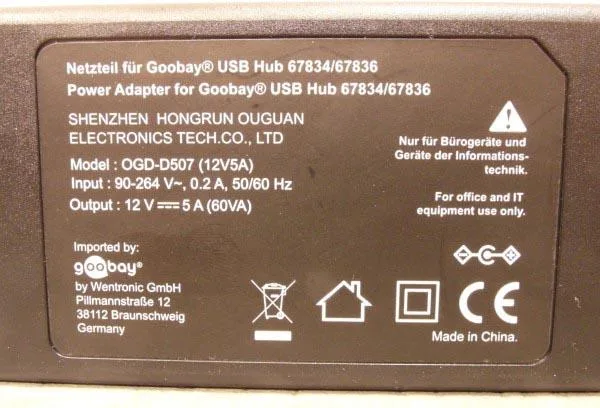 Hub USB con alimentatore «7+2 Port USB - HUB 3.0» — foto 3 dell'alert A12/1296/18