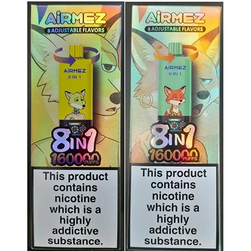 Sigaretta elettronica monouso «8 ADJUSTABLE FLAVORS 8in1 160000 PUFFS» (AiRMEZ)