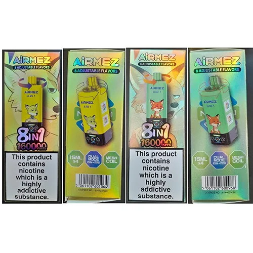 Sigaretta elettronica monouso «8 ADJUSTABLE FLAVORS 8in1 160000 PUFFS» — foto 2 dell'alert SR/02604/26