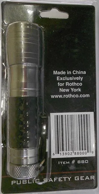 Puntatore laser & #13; & #13; «8 L.E.D. FLASHLIGHT & LASER POINTER w/BLACK GRIP» — foto 2 dell'alert A12/1727/12