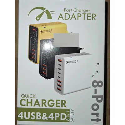 Adattatore da viaggio «8 Port Fast Charger adapter» — foto 2 dell'alert SR/04217/25