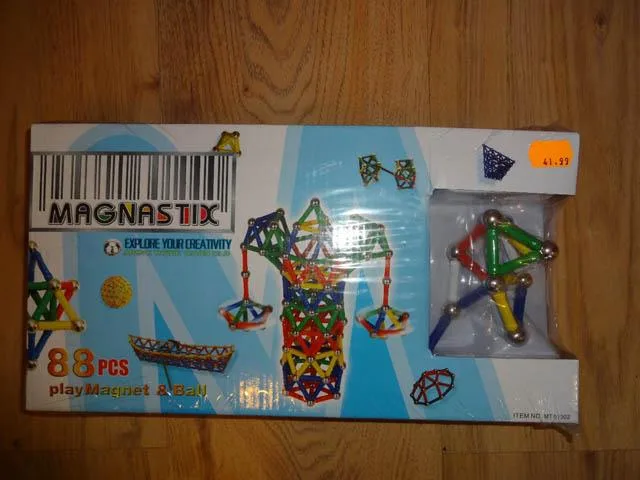 Giocattolo magnetico «88pcs play Magnet&amp;Ball» (Magnastix)