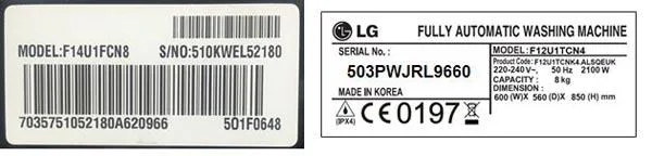 Lavatrice «8KG 6 Motion Direct Drive Washing Machine» (LG)