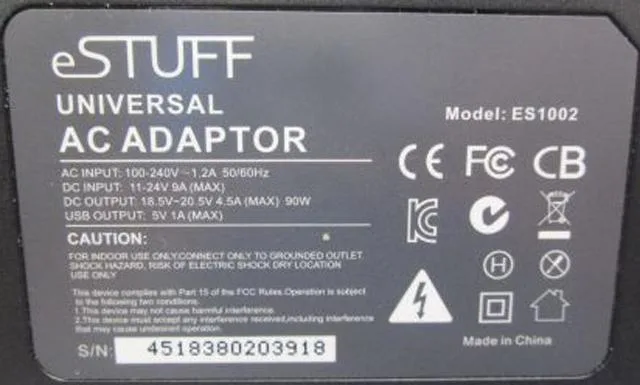 Adattatore universale AC «90W universal -3 in 1 AC-adapter» — foto 3 dell'alert A12/1411/13