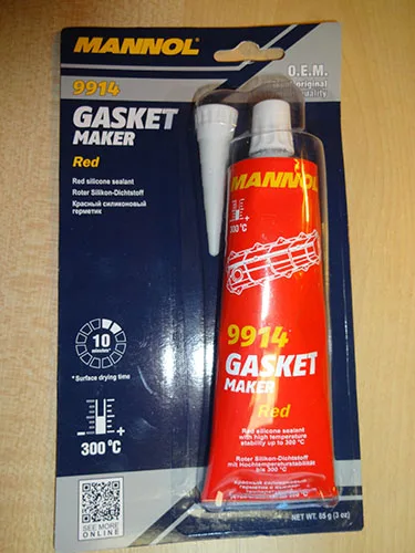 Sigillante in silicone «9914 GASKET MAKER Red» (MANNOL)