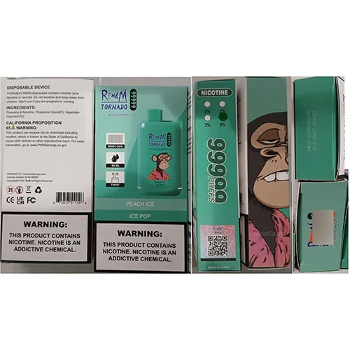Sigaretta elettronica monouso «99999 PUFFS NICOTINE 2% 60ML» — foto 3 dell'alert SR/02557/26
