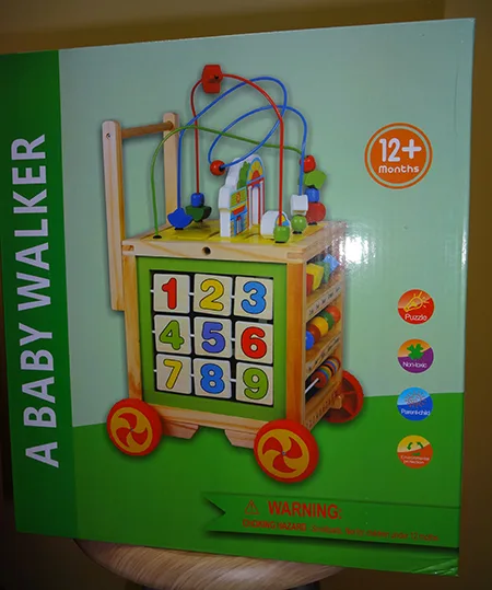Centro attività giocattolo con ruote «A BABY WALKER» (Kruzzel)