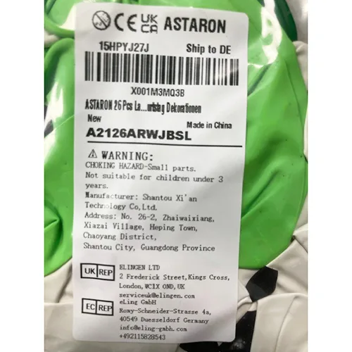 Palloncini «A2126ARWJBSL» (Astaron)