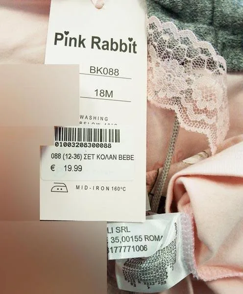 Abbigliamento per ragazze (Pink Rabbit)
