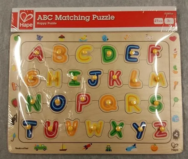 Puzzle di legno «ABC Matching Puzzle» (Hape)