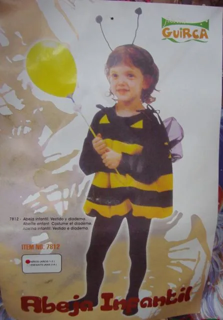 Costume abito fantasia &amp; #13; &amp; #13; «Abeja infantil (‘Bee for children’)» (Guirca)