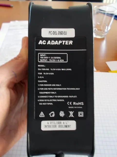 Alimentazione elettrica «AC Adapter» — foto 2 dell'alert A12/1531/14
