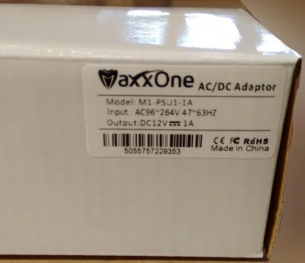 Alimentazione elettrica «AC/DC Adaptor» — foto 2 dell'alert A12/1429/17