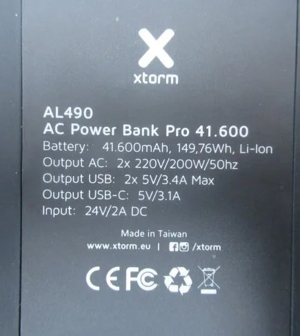 Banca di potere «AC Power Bank Pro LAPTOP» — foto 4 dell'alert A12/00852/21