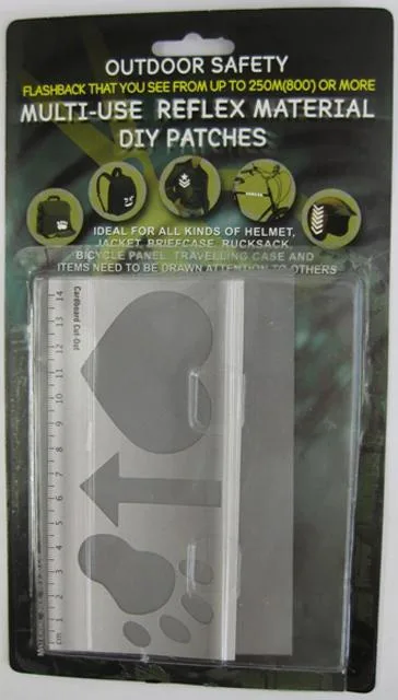 Accessorio di visibilità – Multi-uso Reflex Material Fai da te Patches (Senior Products)