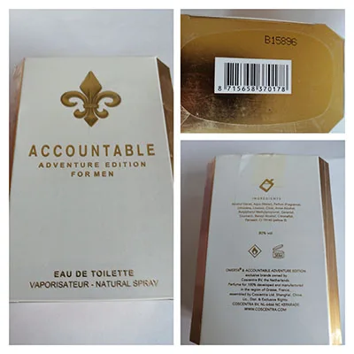Eau de toilette «ACCOUNTABLE» — foto 1 dell'alert A12/01553/23