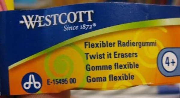 Gomme flessibili «ACME TWIST IT radír (twist it erasers)» — foto 4 dell'alert A12/0624/15
