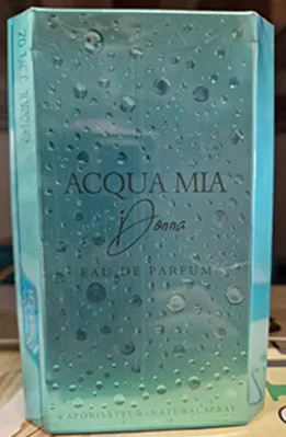 Profumo «ACQUA MIA» — foto 1 dell'alert A12/01306/23
