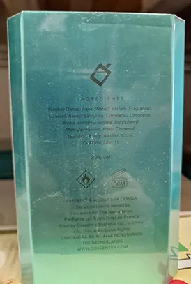 Profumo «ACQUA MIA» — foto 3 dell'alert A12/01306/23
