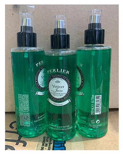 Nebbia del corpo profumata «Acqua profumata Vetiver di Java» (Perlier)