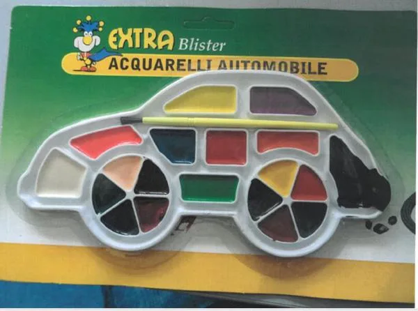 Set di vernici ad acqua «Acquarelli automobile» (Unknown)