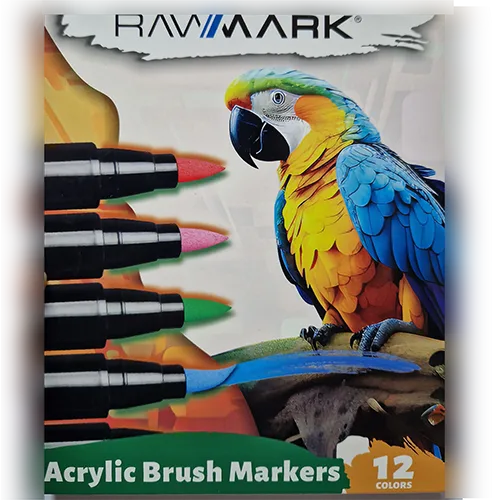 Penne a punta di feltro «Acrylic Brush Markers» (RAWMARK)