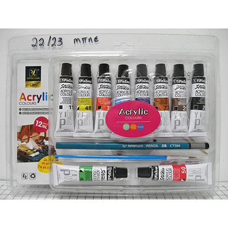 Set di vernici acriliche «Acrylic colours» (YIPINXUAN)