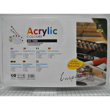 Set di vernici acriliche «Acrylic colours» — foto 2 dell'alert A12/00181/24