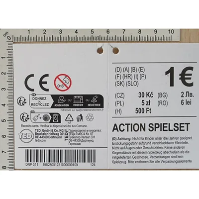Set di pistole giocattolo «ACTION SPIELSET» — foto 3 dell'alert A12/02950/24
