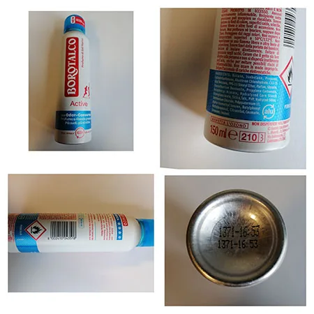 Spruzzo di deodorante «Active» (BOROTALCO)