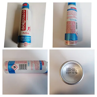 Spruzzo di deodorante «Active» — foto 3 dell'alert A12/02438/23