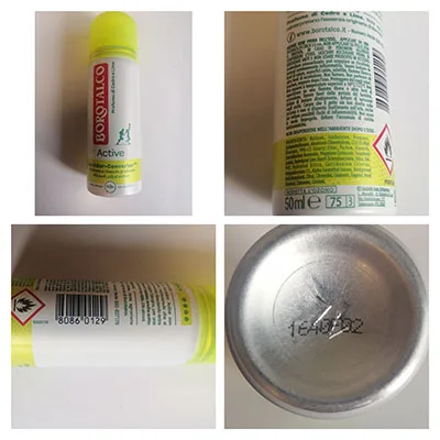 Spruzzo di deodorante «ACTIVE» (BOROTALCO)