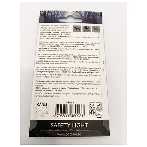 Torcia elettrica «Active canis safety light» — foto 3 dell'alert SR/00616/25