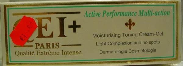 Prodotto schiarimento della pelle «Active Performance Multi-action - Moisturising Toning Cream-Gel» — foto 2 dell'alert A12/1437/15