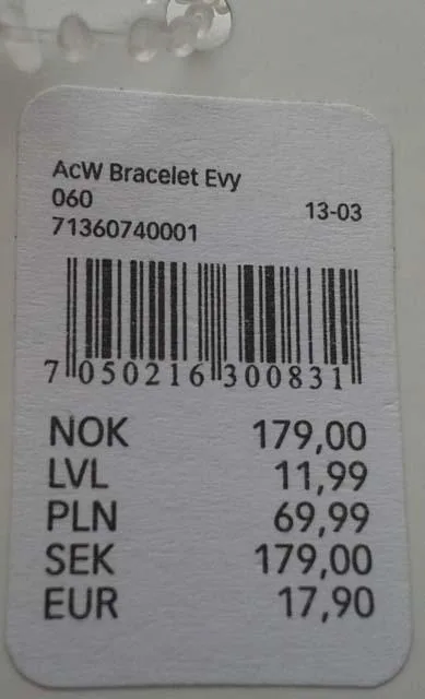 Braccialetto «AcW Bracelet Evy» — foto 2 dell'alert A12/2173/14
