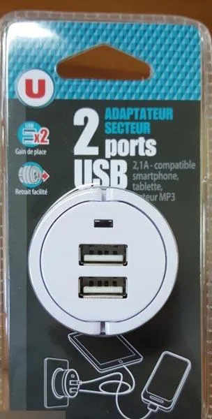Alimentatore USB «Adaptateur Secteur» — foto 2 dell'alert A12/0439/16